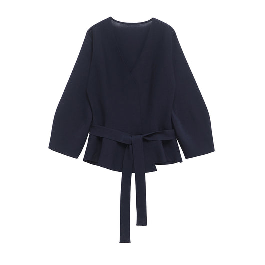 Blusa Tejida Larga con Cinturón para Mujer - Elegancia Moderna - Image 6