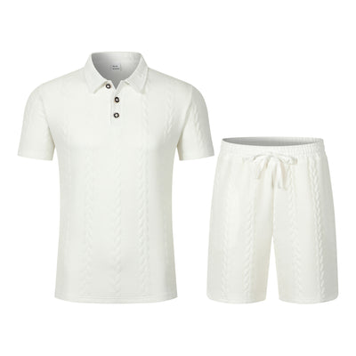 Conjunto Deportivo Masculino con Cuello de Solapa y Shorts - Image 25