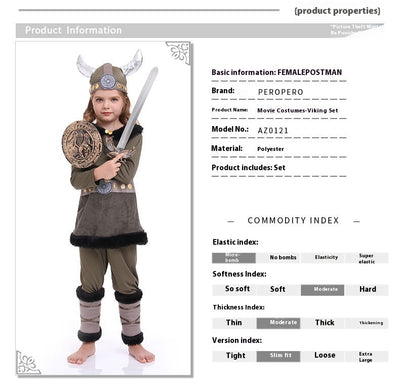 Disfraz de Guerrero Vikingo Pirata Devil Bull - Traje de Rendimiento - Image 8