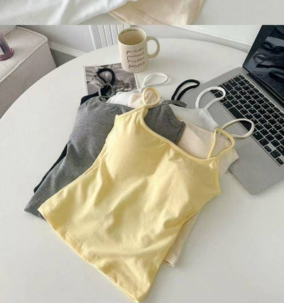 Camiseta Estilo Cómic con Relleno Integrado para el Pecho - Image 29