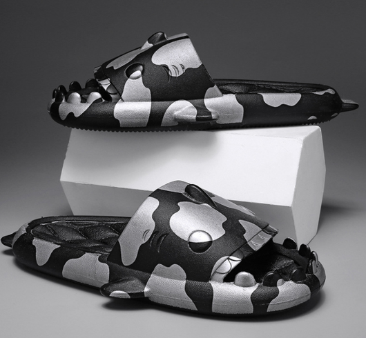 Pantuflas de Pareja Tiburón Adorable - Talla Grande Cómoda - Image 14