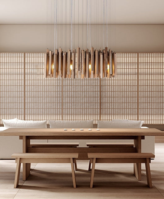 Lámpara Colgante Minimalista Moderna - Diseño Chino Contemporáneo para Salas y Comedores - Image 22