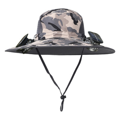 Sombrero Solar con Ventilador USB - Protección y Comodidad para Actividades Outdoor - Image 18