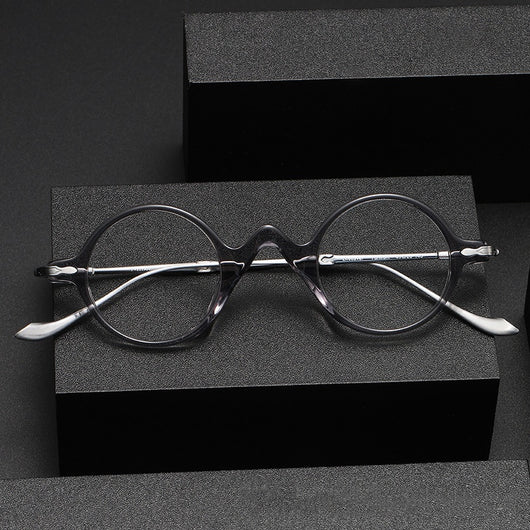Gafas Retro de Titanio Puro para Rostros Pequeños con Opción de Lentes Graduadas - Image 5