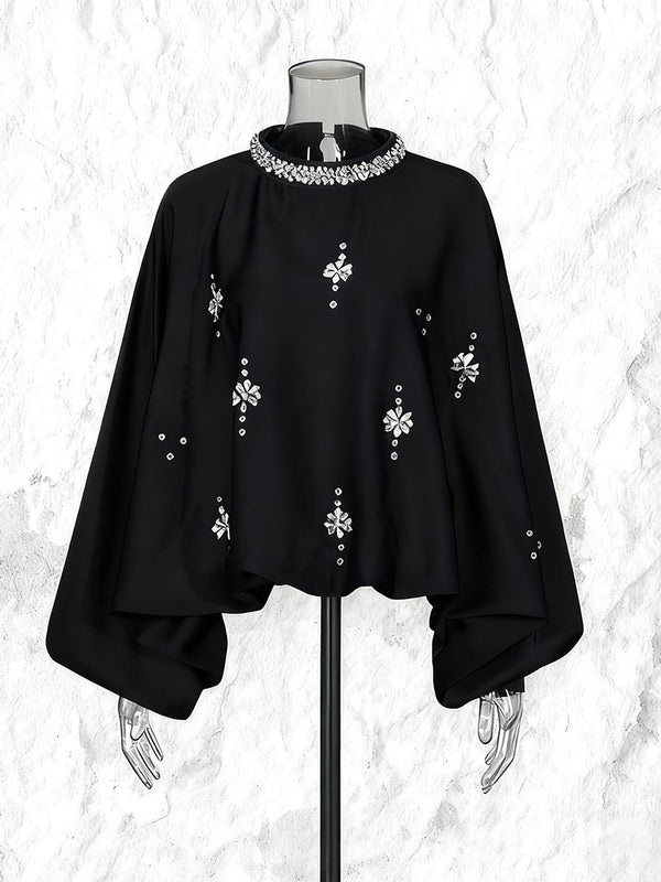 Sudadera Cuello Redondo con Strass Colores Lisos - Image 5