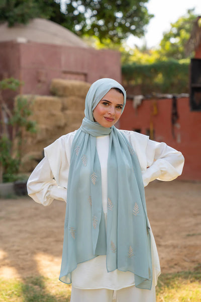 Pañuelo Hijab de Satén Estampado - Image 52