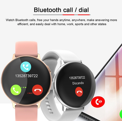 Reloj Deportivo Inteligente con Pantalla Redonda y Monitor de Frecuencia Cardíaca
