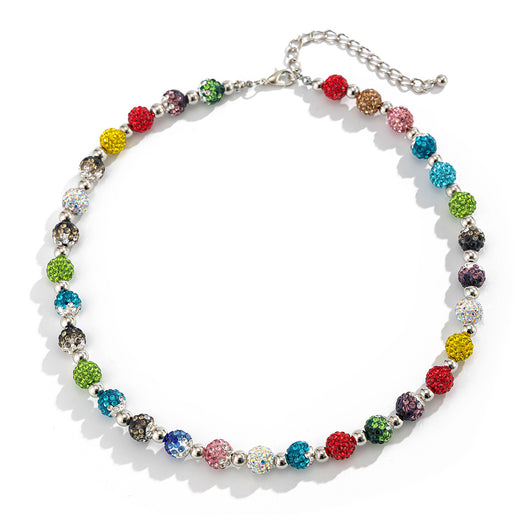 Collar para Hombre con Diamantes de Colores y Perlas de Diamante - Image 5