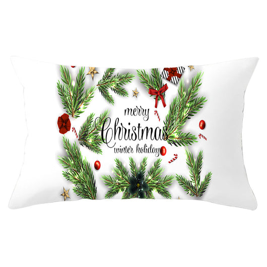 Funda de Almohada Navideña Serie Verde con Estampado Piel de Melocotón - Image 16