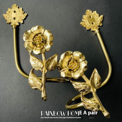 Gancho Decorativo Alas de Ángel Lily en Latón - Estilo Americano - Image 15