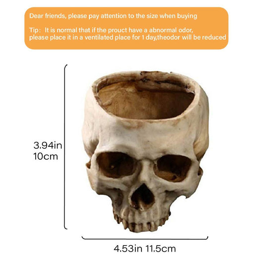 Maceta Decorativa Calavera de Resina para Halloween - Image 15