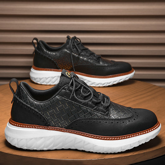 Tenis Deportivos Transpirables con Textura Tejida para Hombre - Image 16