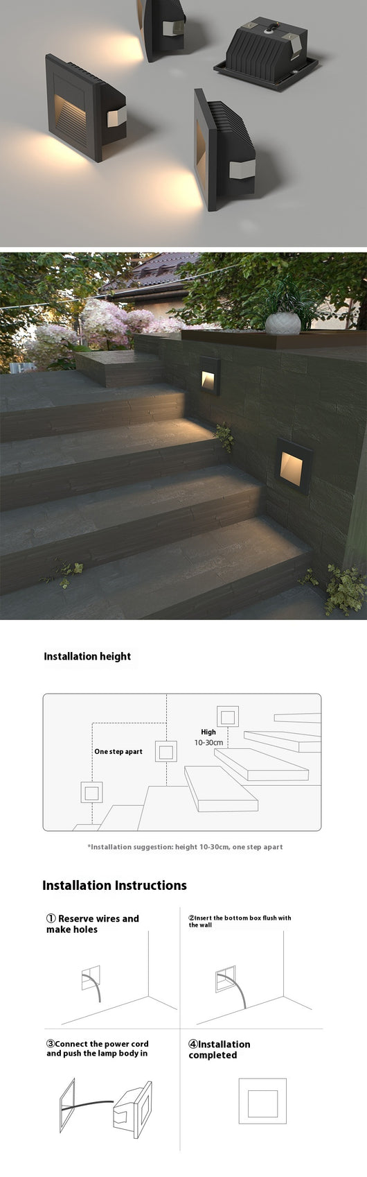 Foco LED de Haz Amplio para Exterior Resistente al Agua - Image 8