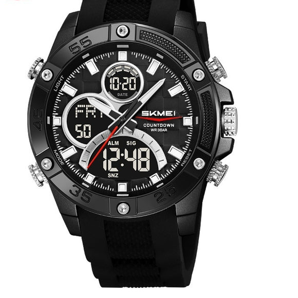 Reloj Digital Multifuncional Resistente al Agua para Hombre