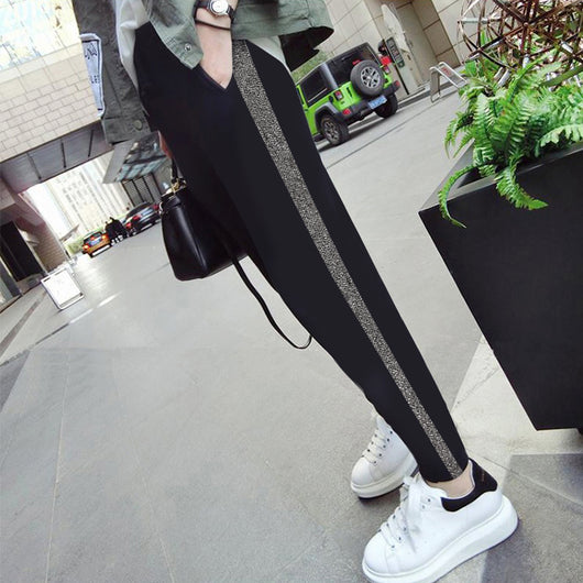 Pantalones deportivos con control abdominal y bloques de color - Image 7