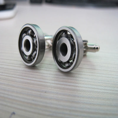 Gemelos de Acero Tungsteno Negro con Rodamientos de Perlas - Image 2