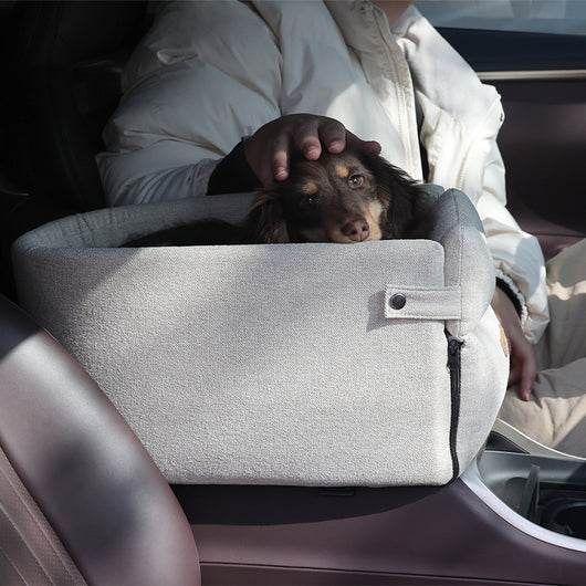 Asiento de Auto para Perros Pequeños y Gatos - Transportín Portátil con Seguridad - Image 8