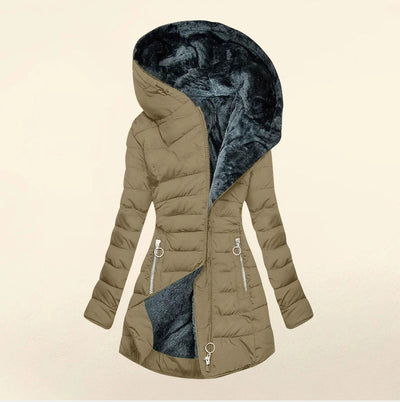 Chaqueta de Algodón Cálida con Capucha y Mangas Largas - Image 13