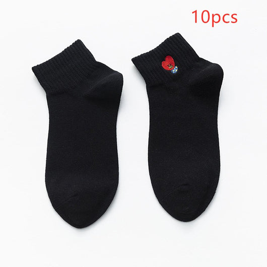 Calcetines Cortos Estilo Anime Japonés para Mujer - Image 27