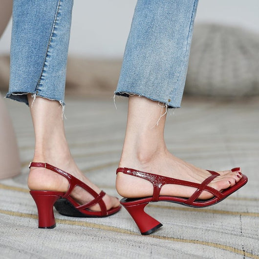 Sandalias de Mujer con Tacón Grueso y Plataforma - Image 3