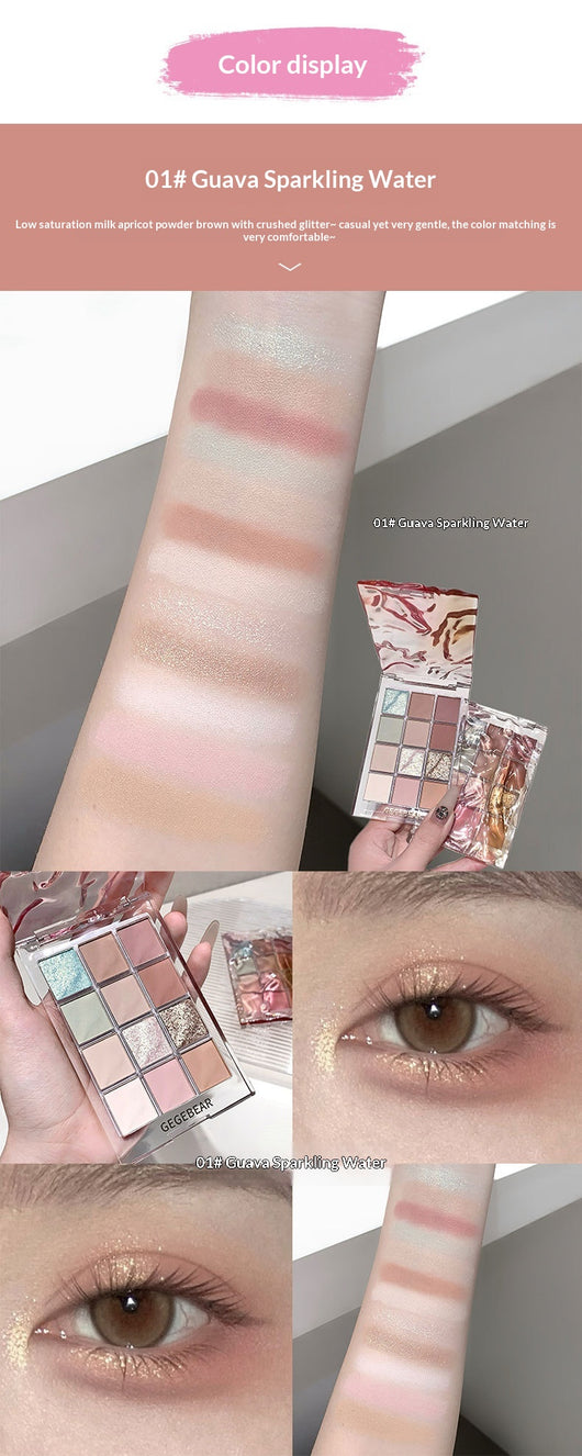 Paleta de Sombras Efecto Agua Ripple para Maquillaje Coreano - Image 10