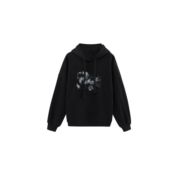 Sudadera Estilo Urbano Americana con Capucha y Estampado Oversize