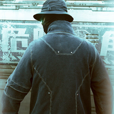 Chaqueta Street Funcional Oversize Desgastada Dark Punk - Image 3