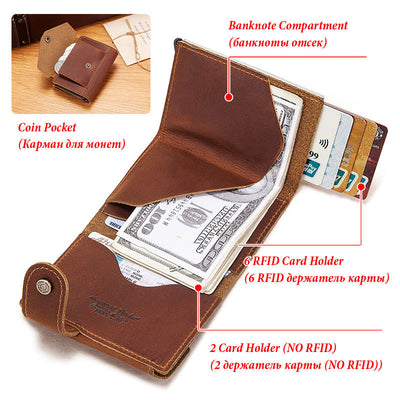 Billetera RFID Automática con Protección Anti-fraude en Aluminio - Image 4