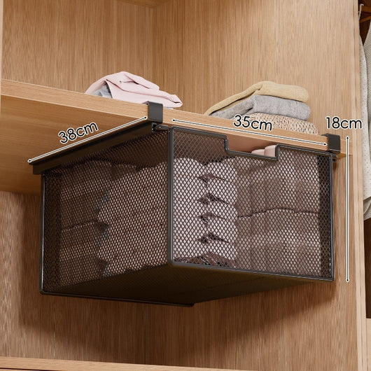 Organizador Colgante de Hierro Forjado con Cajones - Estantería Multicapa para Ropa - Image 4