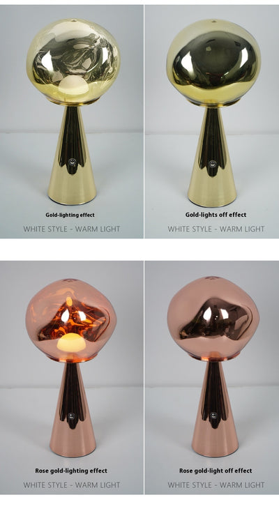 Lámpara de Mesita Lava Volcánica - Luz Ambiental para Dormitorio - Image 20