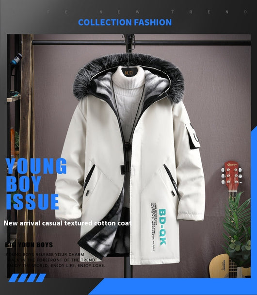 Chaqueta Casual de Fleece con Capucha para Hombre - Image 19