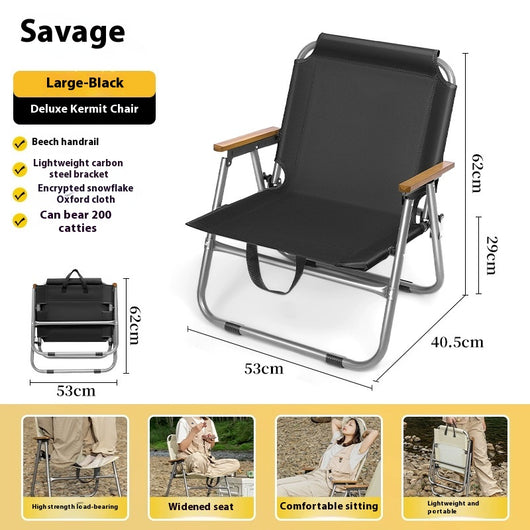 Silla Plegable Portátil con Mesa Integrada - Image 6