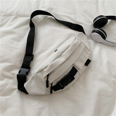 Bolsa Mensajero Harajuku Estilo Coreano para Estudiantes - Lienzo Resistente - Image 6