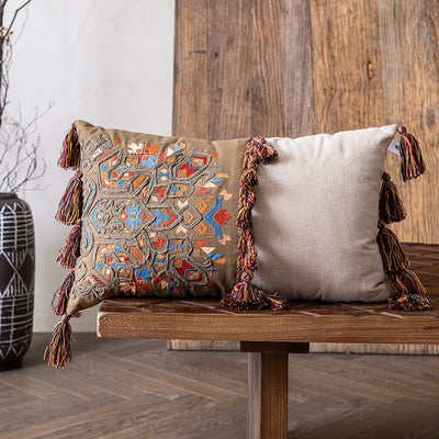 Almohada de Cintura de Algodón Premium Tejida a Mano - Image 27