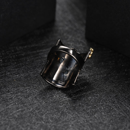 Anillo de Topacio Azul Plata 925 Estilo Retro - Image 8