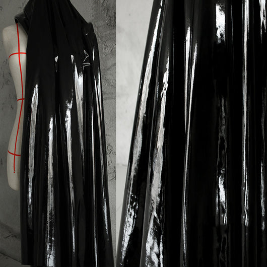 Tela Impermeable de Cuero Lacado TPU con Brillo Cristalino y Elasticidad - Image 7