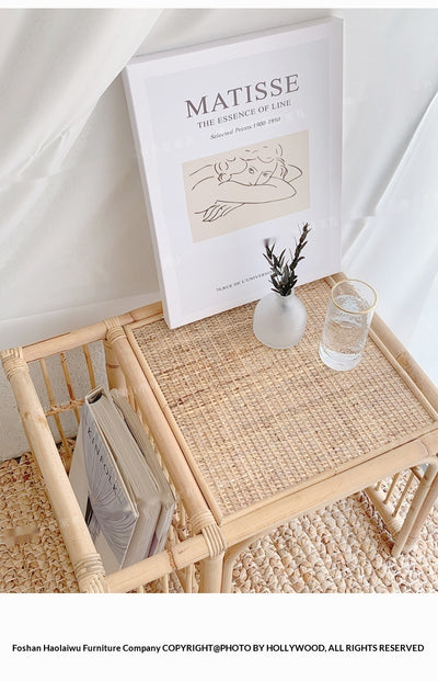 Mesa de Té Cuadrada Estilo Japonés con Almacenamiento Tatami - Image 8