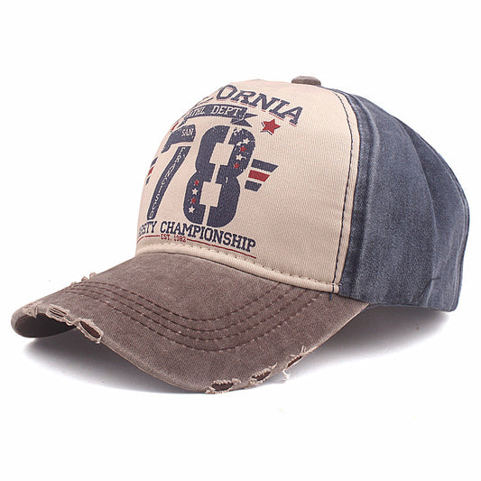 Gorra de Béisbol Casual Efecto Lavado con Visera de Pato - Image 2