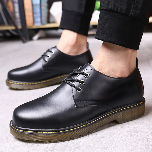 Zapatos de Trabajo en Cuero Genuino para Hombre - Diseño Versátil y Duradero - Image 5