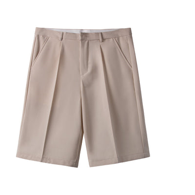 Pantalones Casuales Holgados de Cinco Puntos en Colores Sólidos para Hombre - Image 16