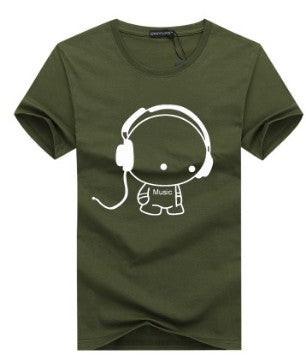 Camiseta Manga Corta Hombre Talla Grande Suelta Casual Verano - Image 3