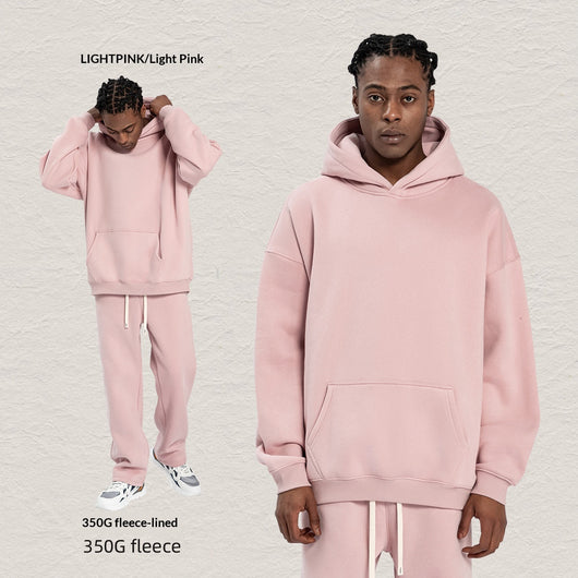 Sudadera con Capucha Forrada en Fleece - Corte Holgado y Cómodo - Image 5