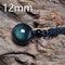 Natural Obsidian Rainbow Eye Transfer Good Luck Pearl Pendant Necklace Polyester Rope Chain Necklace Jewelry For Woman 12mm