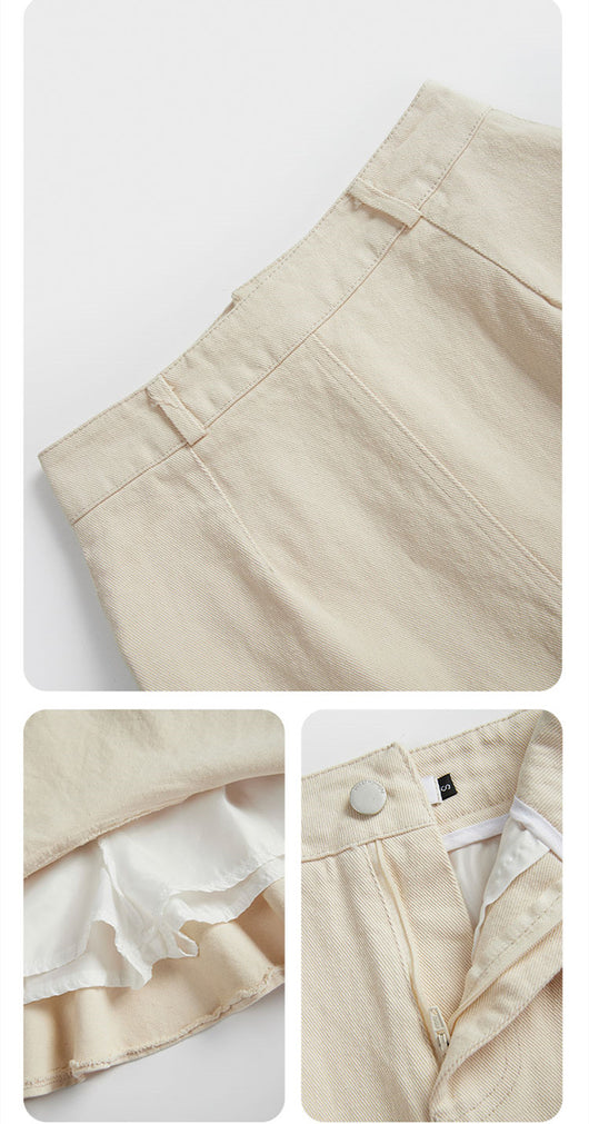 Falda Fishtail Slim con Costuras Decorativas para Mujer - Image 15