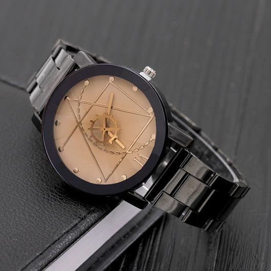 Reloj de Pareja Brújula Acero Inoxidable - Diseño Unisex Moderno - Image 6