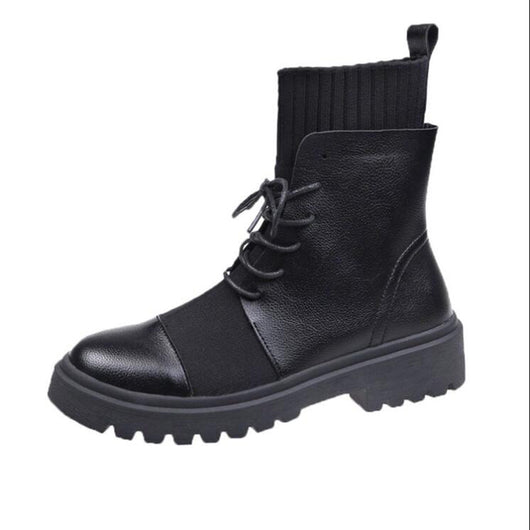 Botas Martin para mujer estilo británico con cordones - Image 10