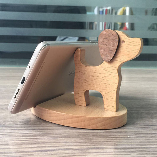 Soporte Personalizado para Teléfono en Madera de Haya con Monedero Integrado - Image 8