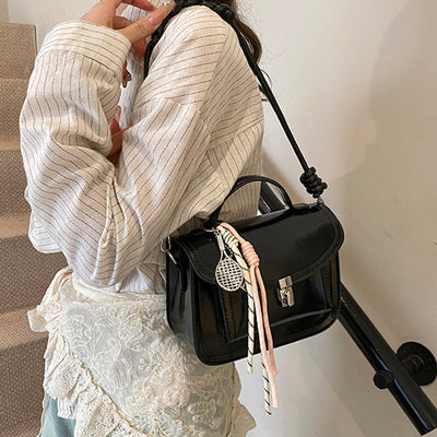 Bolso Bandolera Cuadrado Retro Portátil para Mujer - Image 3