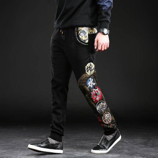 Pantalones Largos de Brodado Chino - Comodidad y Estilo para Hombre - Image 6