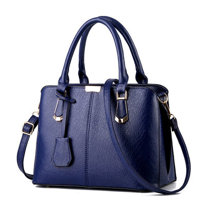 Bolso de Mano Elegante Mujer Gran Capacidad Color Liso - Image 2